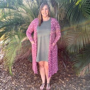LuLaRoe Sarah Floral Duster Cardigan